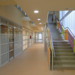 Fotografia escales interiors. Projecte d'obra nova: 2009 Escola Bressol